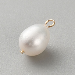 Подвески из натурального барочного жемчуга Кеши&nbsp;KK-CJC0025-001G-02