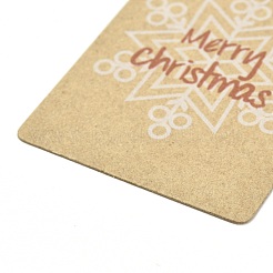 Étiquettes cadeaux en papier rectangle&nbsp;CDIS-L005-A07