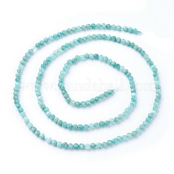 Природных амазонит бисер нитей&nbsp;X-G-F619-26-2mm