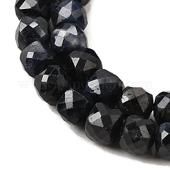 Бусины из натурального черного сапфира G-G259-C02-4x4mm