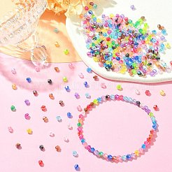 5400шт 18 цвета прозрачные акриловые бусины&nbsp;TACR-CJ0001-30