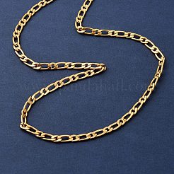 Цепочки Фигаро из нержавеющей стали 304 толщиной 4 мм NJEW-P338-02G