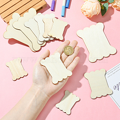 60 шт. 3 стиля необработанных деревянных вырезов для поделок&nbsp;DIY-SC0031-11B