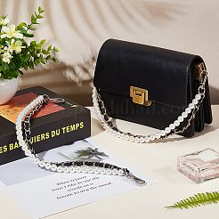 2 шт. 2 стиля пластиковых ручек для сумок с имитацией жемчуга&nbsp;FIND-WR0007-91