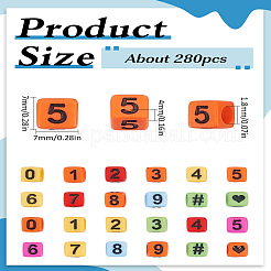 70 г непрозрачных акриловых бусин&nbsp;MACR-LP0001-06A