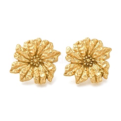 Серьги-гвоздики из нержавеющей стали 304 EJEW-S254-03G