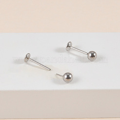 Orecchini a cartilagine tondi piatti in acciaio inossidabile 304&nbsp;WG9004D-08