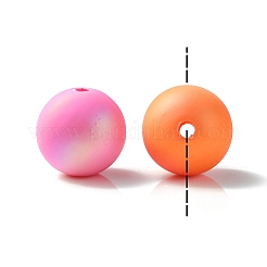 УФ-покрытие радужными переливающимися акриловыми бусинами&nbsp;X-OACR-K003-002