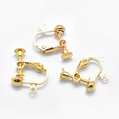 Vite d'ottone sui risultati degli orecchini a clip&nbsp;KK-L164-01