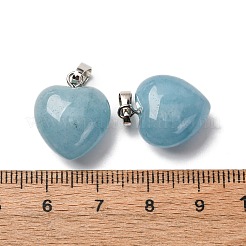 Подвески из натурального аквамарина G-I311-A42-P