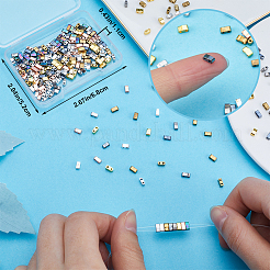 320шт 8 цвета стеклянный бисер SEED-CN0001-34