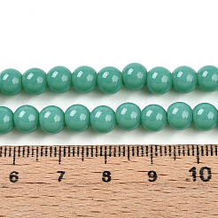 Запекание окрашенных непрозрачных стеклянных бусин&nbsp;LS-GLAA-T032-P6mm-12A-1