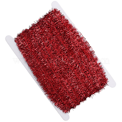 25 ярд полиэстеровой филигранной блестящей мишуры подвесная гирлянда&nbsp;DIY-CY0001-97A