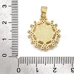 Латунные микропаве кубические цирконии АБС имитация жемчуга подвески KK-D328-04G