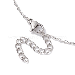 Ожерелья из нержавеющей стали 304 NJEW-JN04867-02