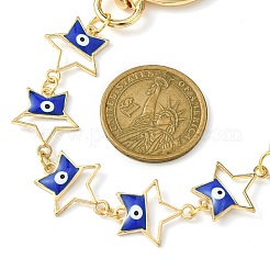 Цепи-удлинитель сумки из эмали сглаза из сплава&nbsp;AJEW-BA00132-04