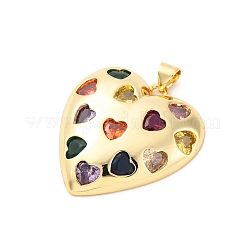 Латунные микро проложить кубического циркония подвески&nbsp;X-KK-D325-30G