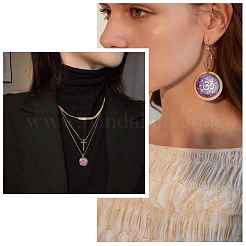 Кабошоны из стекла GGLA-R040-25mm-03