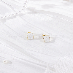 1 пара серег-гвоздиков из сплава с эмалью&nbsp;EJEW-LP0007-066