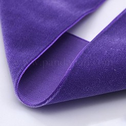 Ruban de velours en polyester pour emballage de cadeaux et décoration de festival&nbsp;SRIB-M001-15mm-465
