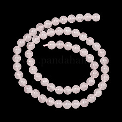 Madagascar rosa naturale perle di quarzo fili&nbsp;G-Z146-A01-6mm-02