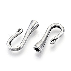 Тибетский сплав стиль S-крюк пряжки PALLOY-R134-03-RS