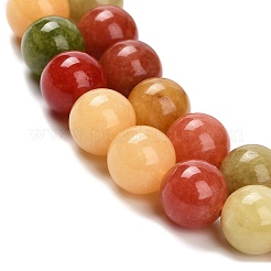 Бусины из натурального белого нефрита&nbsp;G-Z097-A01-8mm-B