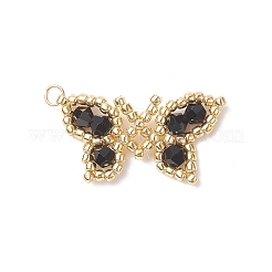 2шт 2 цветные стеклянные подвески из бисера&nbsp;PALLOY-MZ00104