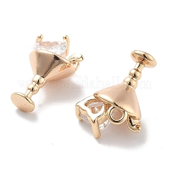 Латунь стекло амулеты KK-M102-32G