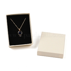 Картонные бумажные коробки для хранения ювелирных изделий с губкой CON-P023-01D-02