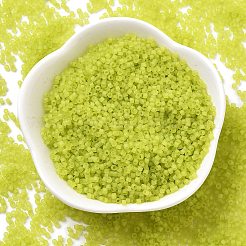 Стеклянный бисер матового цвета&nbsp;SEED-H003-06E