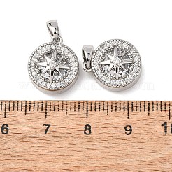 Латунные микро проложить кубического циркония подвески&nbsp;KK-A279-03P