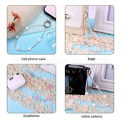 Sangles mobiles en plastique&nbsp;HJEW-SZ0001-47C