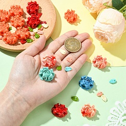 30 шт. подвески в виде листьев&nbsp;CORA-YW0001-02