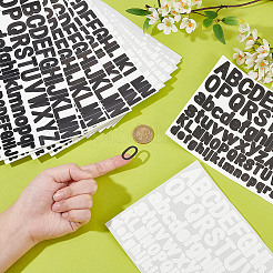 12 лист 2 цвета буквы a~z ПВХ водонепроницаемые самоклеящиеся наклейки STIC-GA0001-21