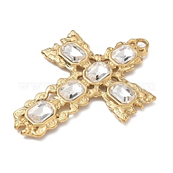 Grands pendentifs en strass en acier inoxydable 304&nbsp;RB-CBA6BE2-03G
