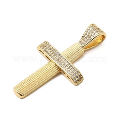 Латунные микро проложить кубического циркония подвески KK-A266-05B-G