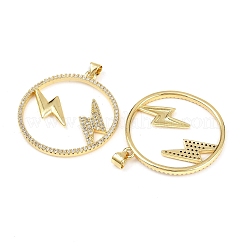 Латунные микро проложить кубического циркония подвески&nbsp;KK-S526-58G