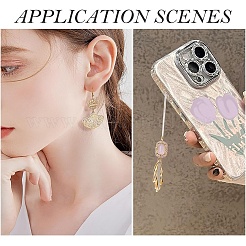 50 г прозрачных акриловых бусин&nbsp;MACR-YW0004-35