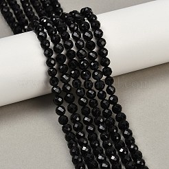 Натуральный черный турмалин бисер нитей&nbsp;LS-G-G927-46