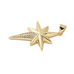 Ottone micro spianare pendenti zirconi&nbsp;KK-P293-24B-G