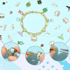 Наборы для самостоятельного изготовления браслетов и ожерелий DIY-FS0010-11