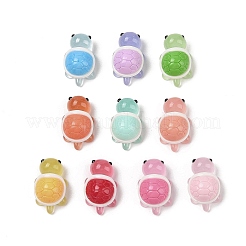 Светящиеся непрозрачные кабошоны из непрозрачной смолы RESI-Q230-06