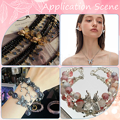 40шт бусины из сплава 4 цветов FIND-SC0011-90B