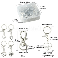 Брелок с подвеской в виде сердца на день святого валентина KEYC-FS0001-03