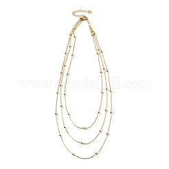 Ожерелья из змейки из нержавеющей стали 304 NJEW-V012-04G