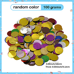 100 г бумажного конфетти для разбрасывания по столу&nbsp;AJEW-SP0002-85