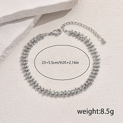 Простые классические браслеты с латунными шариками для женщин на каждый день&nbsp;EC5189-2