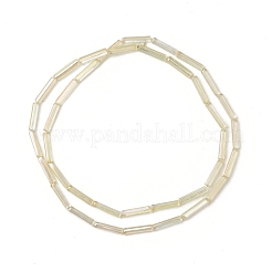 Стеклянные бусины с гальваническим покрытием  EGLA-L044-I