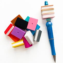 16 шт. 16-х цветные пищевые силиконовые бусины&nbsp;SIL-PA0001-18